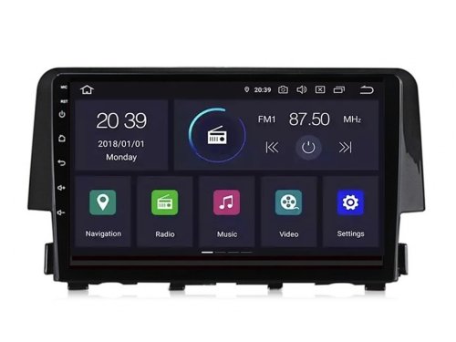 Штатна магнітола FORS.auto M150 для Honda Civic 2015-2020