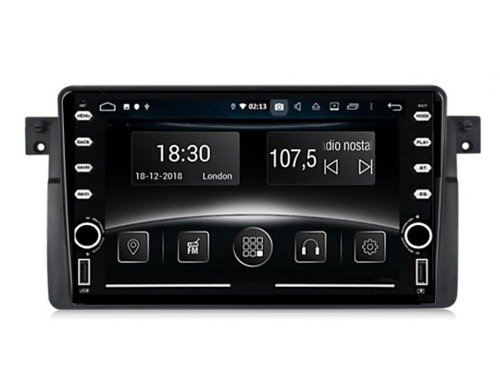 Штатная магнитола FORS.auto K100 для BMW 3 Series E46 1998-2005