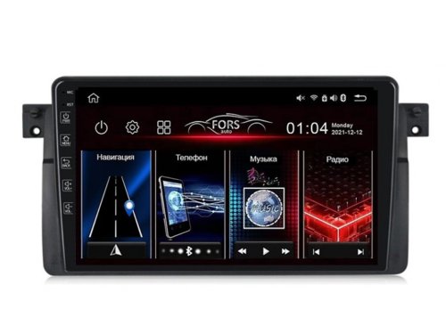 Штатна магнітола FORS.auto M400 для BMW 3 Series E46 1998-2005
