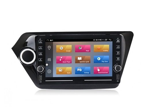 Штатная магнитола FORS.auto K100 для Kia K2 RIO 2012-2015