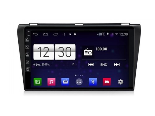 Штатна магнітола FORS.auto M100 для Mazda 3 2004-2008