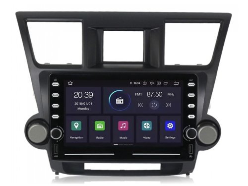 Штатна магнітола FORS.auto K200 для Toyota Highlander 2007-2014
