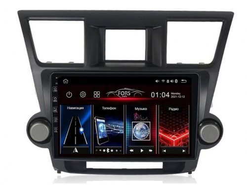 Штатна магнітола FORS.auto M100 для Toyota Highlander 2007-2014