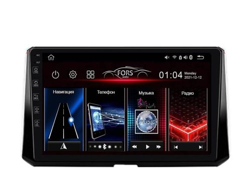 Штатная магнитола FORS.auto M100 для Toyota Corolla Auris 2018-2019