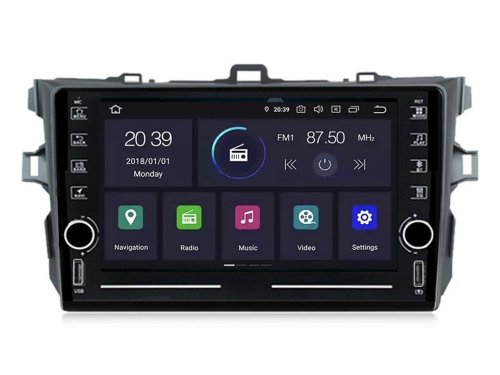 Штатная магнитола FORS.auto K200 для Toyota Corolla 2007-2013