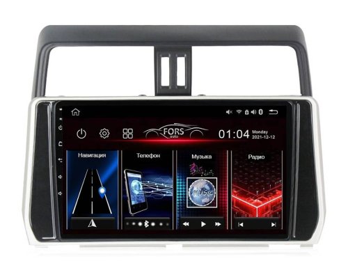 Штатная магнитола FORS.auto M100 для Toyota Prado 2017-2020