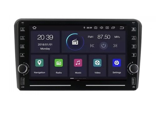 Штатная магнитола FORS.auto K400 для Audi A3 2003-2013