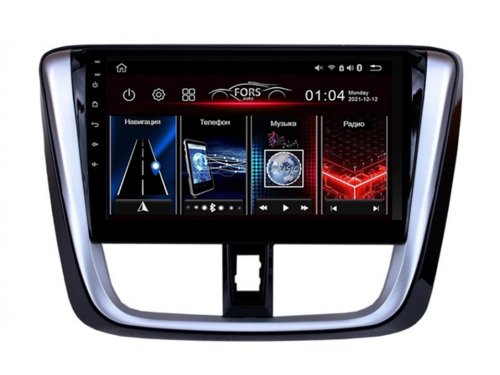Штатная магнитола FORS.auto M100 для Toyota Yaris 2014-2017
