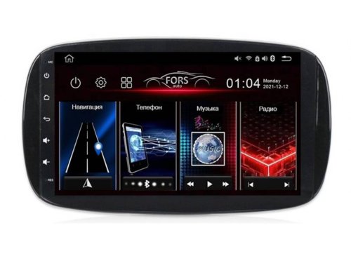 Штатная магнитола FORS.auto M100 для Smart Fortwo 2016-2018