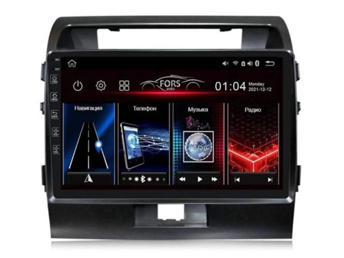 Штатна магнітола FORS.auto M400 для Toyota Land Cruiser 200 2008-2015