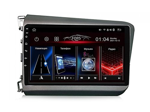 Штатна магнітола FORS.auto M500 для Honda Civic 2012-2015