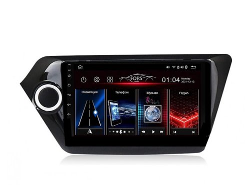 Штатная магнитола FORS.auto M500 для Kia K2 RIO 2012-2015