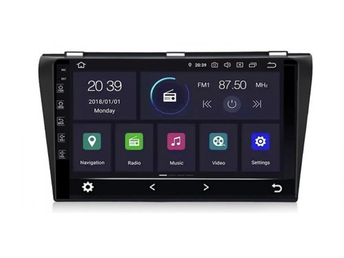 Штатная магнитола FORS.auto M500 для Mazda 3 2004-2008