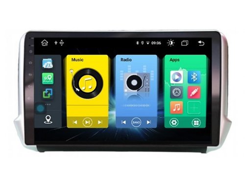 Штатная магнитола FORS.auto M100 для Peugeot 2008 2013-2019