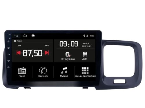 Штатная магнитола FORS.auto M100 для Volvo S60 (9 inch, LHD) 2014-2018