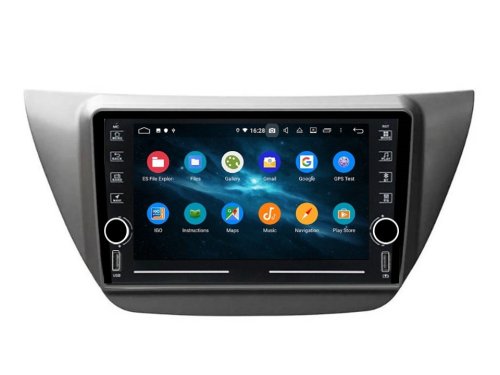 Штатна магнітола FORS.auto K100 для Mitsubishi Lancer IX (9 inch, grey) 2006