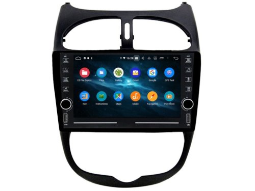 Штатная магнитола FORS.auto K100 для Peugeot 206 2000-2016