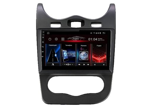 Штатна магнітола FORS.auto M100 для Renault Sandero (10.1 inch) 2013