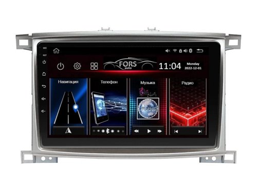 Штатна магнітола FORS.auto M100 для Toyota Land Cruiser 100 VX-R 2005+