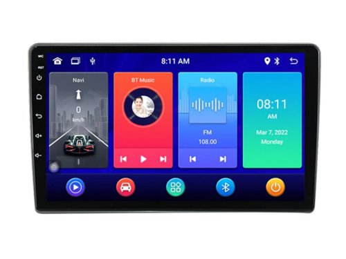 Штатна магнітола FORS.auto M100 для Opel Astra/Zafira (9 inch, black) 2007