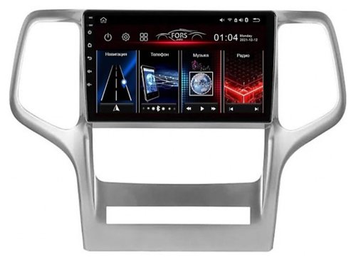 Штатная магнитола FORS.auto M150 для Jeep Grand Cherokee (9 inch, UV, silver) 2008-2012