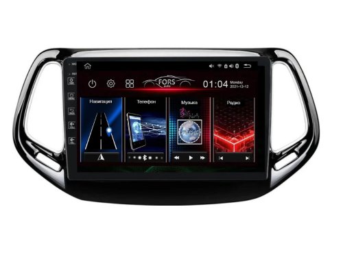 Штатная магнитола FORS.auto M150 для Jeep Compass 2017+