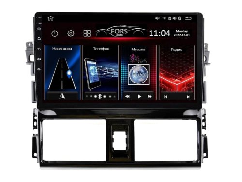 Штатная магнитола FORS.auto M150 для Toyota Vios 2014-2016