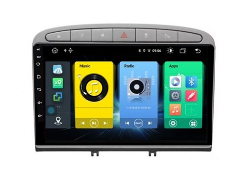 Штатная магнитола FORS.auto M150 для Peugeot 308/408 (9 inch, Grey) 2007-2013