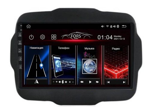 Штатная магнитола FORS.auto M200 для Jeep Renegade 2015+