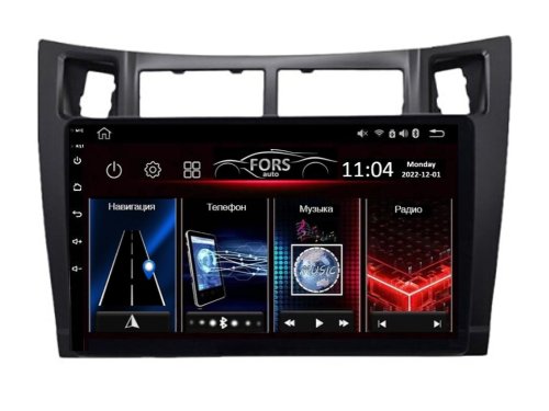Штатна магнітола FORS.auto M200 для Toyota Yaris 2008-2011