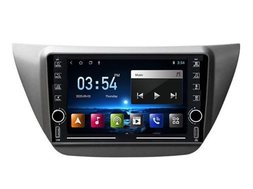 Штатна магнітола FORS.auto K200 для Mitsubishi Lancer IX (9 inch, grey) 2006