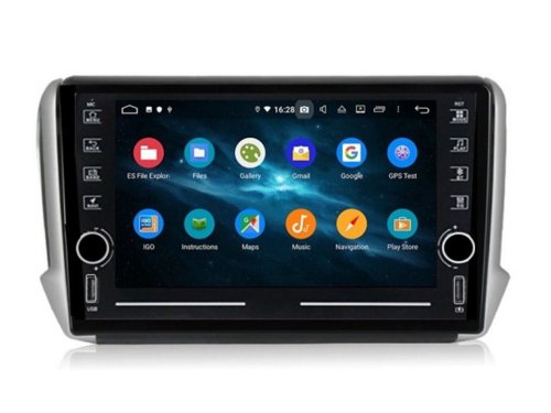 Штатна магнітола FORS.auto K200 для Peugeot 2008 2013-2019