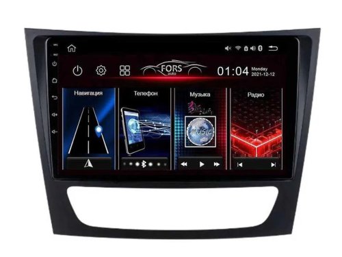 Штатная магнитола FORS.auto M150 для Mercedes Benz E-Class W211/W219/E200/E220 2001-2009