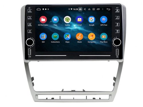 Штатная магнитола FORS.auto K200 для Skoda Octavia A5 Sliver 2004-2014