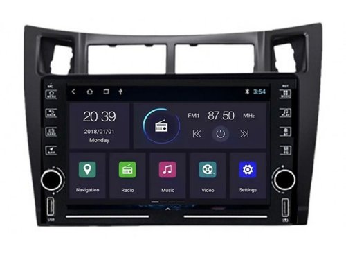 Штатная магнитола FORS.auto K200 для Toyota Yaris 2008-2011