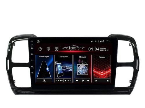 Штатная магнитола FORS.auto M100 для Citroen C5 Aircross (9 inch, UV black) 2017+