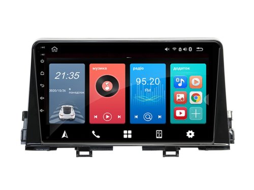 Штатная магнитола FORS.auto M100 для Kia Morning (9 inch, UV black) 2016+