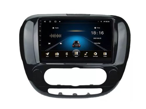 Штатная магнитола FORS.auto M100 для Kia Soul (9 inch, LOW-END, UV black) 2014