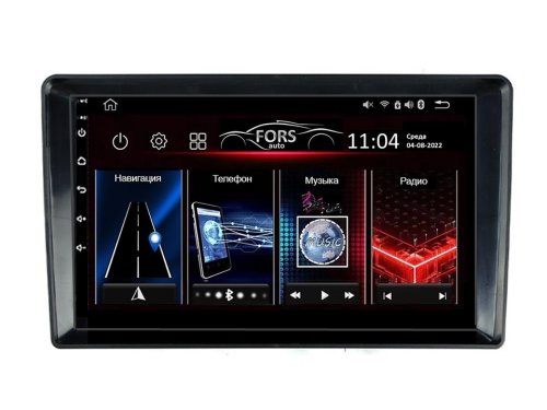 Штатна магнітола FORS.auto M200 для Volkswagen Passat B5/B6 (9 inch, black) 2004-2010