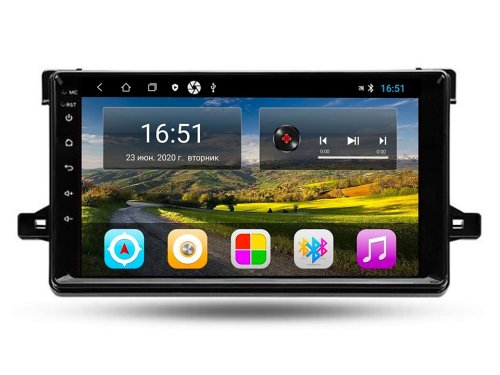 Штатна магнітола FORS.auto M150 для Toyota Prius (9 inch, UV black) 2016+