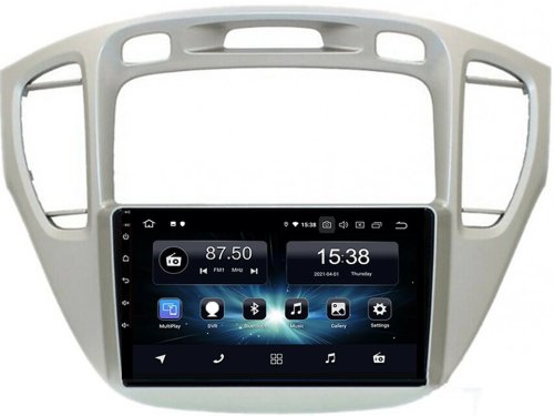 Штатная магнитола FORS.auto M150 для Toyota Highlander (9 inch, silver) 2000-2007