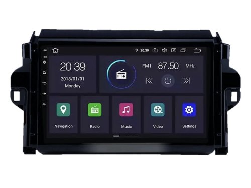 Штатная магнитола FORS.auto M150 для Toyota Fortuner/Covert (9 inch, UV black) 2016+