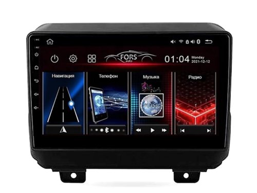 Штатная магнитола FORS.auto M200 для Jeep Wrangler Rubicon (9 inch) 2018+