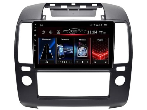 Штатна магнітола FORS.auto M150 для Nissan Navara (9 inch) 2006-2012