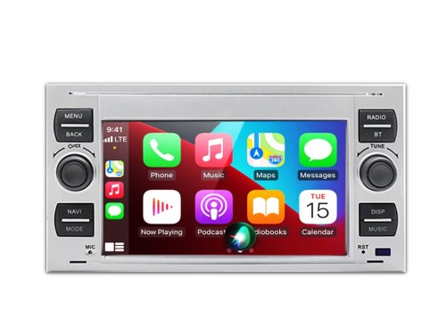 Штатная магнитола FORS.auto M100 для Ford Focus/Mondeo/S-Max/C-Max/Kuga/Fiesta/Fusion (7 inch, silver) 2005-2007