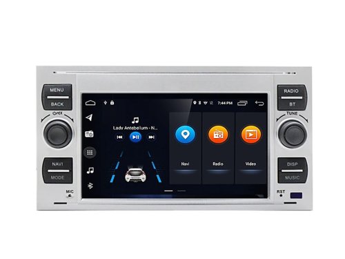 Штатная магнитола FORS.auto M150 для Ford Focus/Mondeo/S-Max/C-Max/Kuga/Fiesta/Fusion (7 inch, silver) 2005-2007