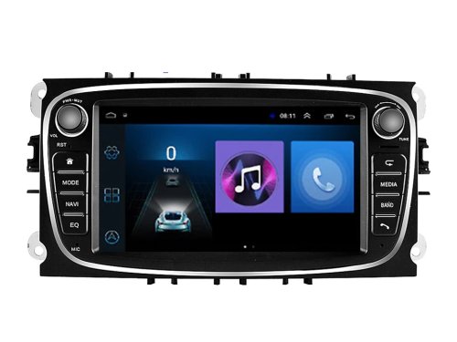 Штатная магнитола FORS.auto M150 для Ford Focus/Mondeo/S-Max/C-Max/Kuga/Fiesta/Fusion (7 inch, black) 2007-2011