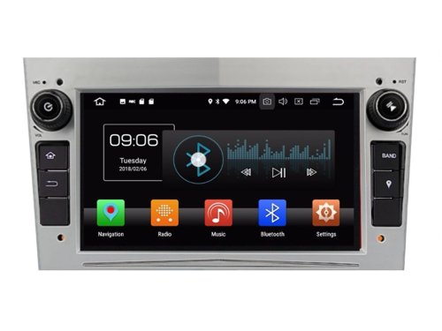 Штатная магнитола FORS.auto M100 для Opel Astra/Vectra/Vauxhall/Antara/Zafira/Corsa/Vivaro (7 inch, silver) 2004+