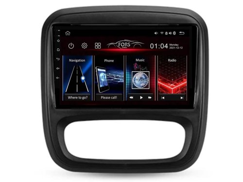 Штатна магнітола FORS.auto M100 для Renault Trafic/Opel Vivaro (9 inch) 2015+