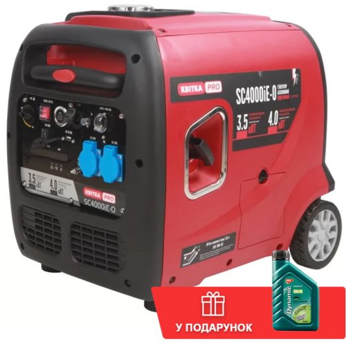 Инверторный бензиновый генератор КВІТКА PRO SC4000iE-O (4 кВт) (110-7034)
